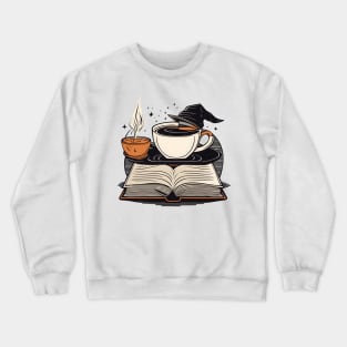 witchy bookish and coffee addict Crewneck Sweatshirt